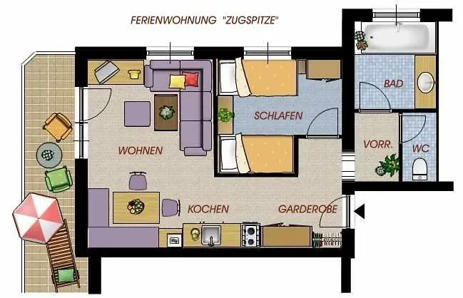 Apartmenthaus Brigitte Lägenhet